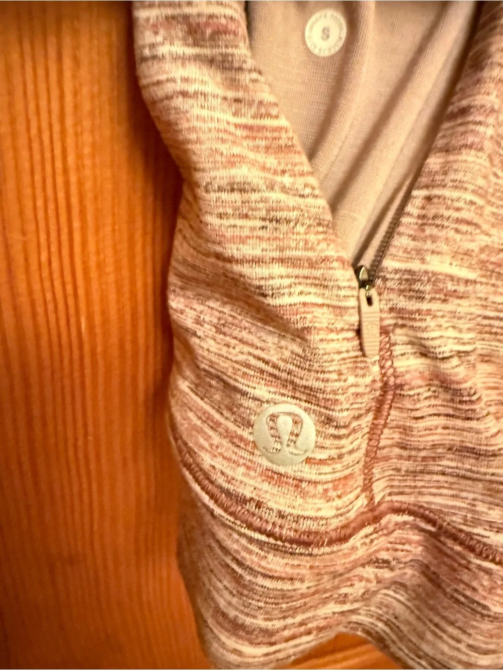 Lululemon Close to Crossing Long Sleeve Rulu Space Dye Camo Plumful Smoky Blush